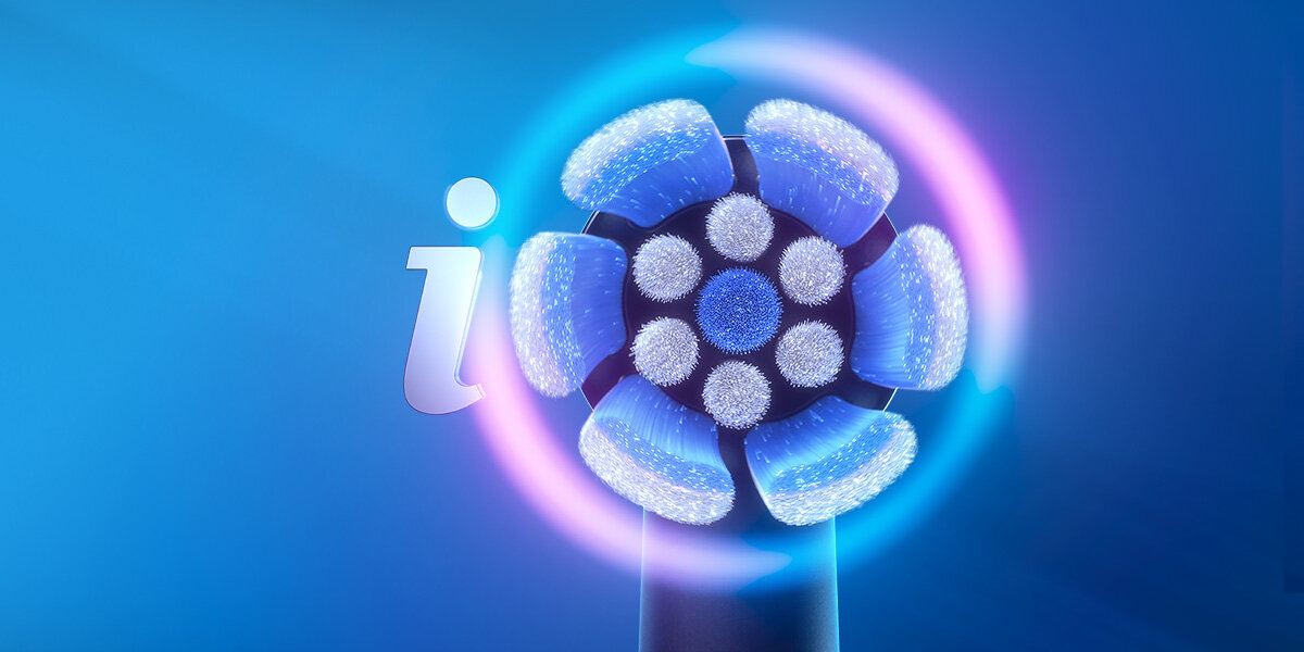 Szczoteczka magnetyczna ORAL-B IO 2 Czarny (2 sztuki) + Etui zdjęcie lifestyle Technologia iO 