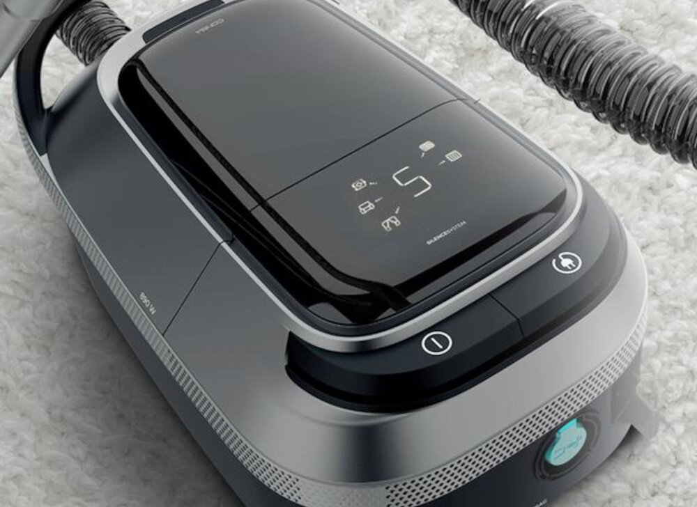 Odkurzacz CECOTEC Conga Powerbag 5000 ProStyle Kontrola na wyświetlaczu Cyfrowy wyświetlacz masz pełną kontrolę nad procesem sprzątania Czytelne wskazania