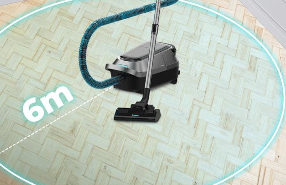 Odkurzacz CECOTEC Conga Powerbag 5000 ProStyle Swoboda ruchu Kabel o długości 6 m duży zasięg pracy Automatyczne nawijanie przewodu