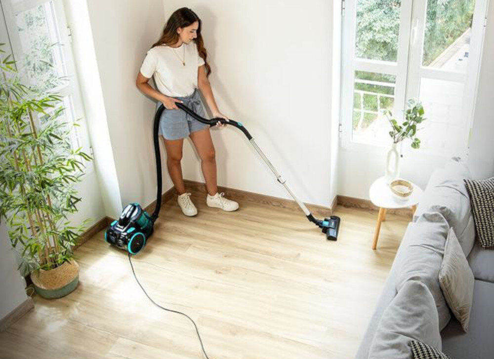 Odkurzacz CECOTEC Conga Rockstar Cyclonic Xl Regulacja i zasięg Teleskopowa, metalowa rura dopasowanie długość Zasięg działania 7 metrów