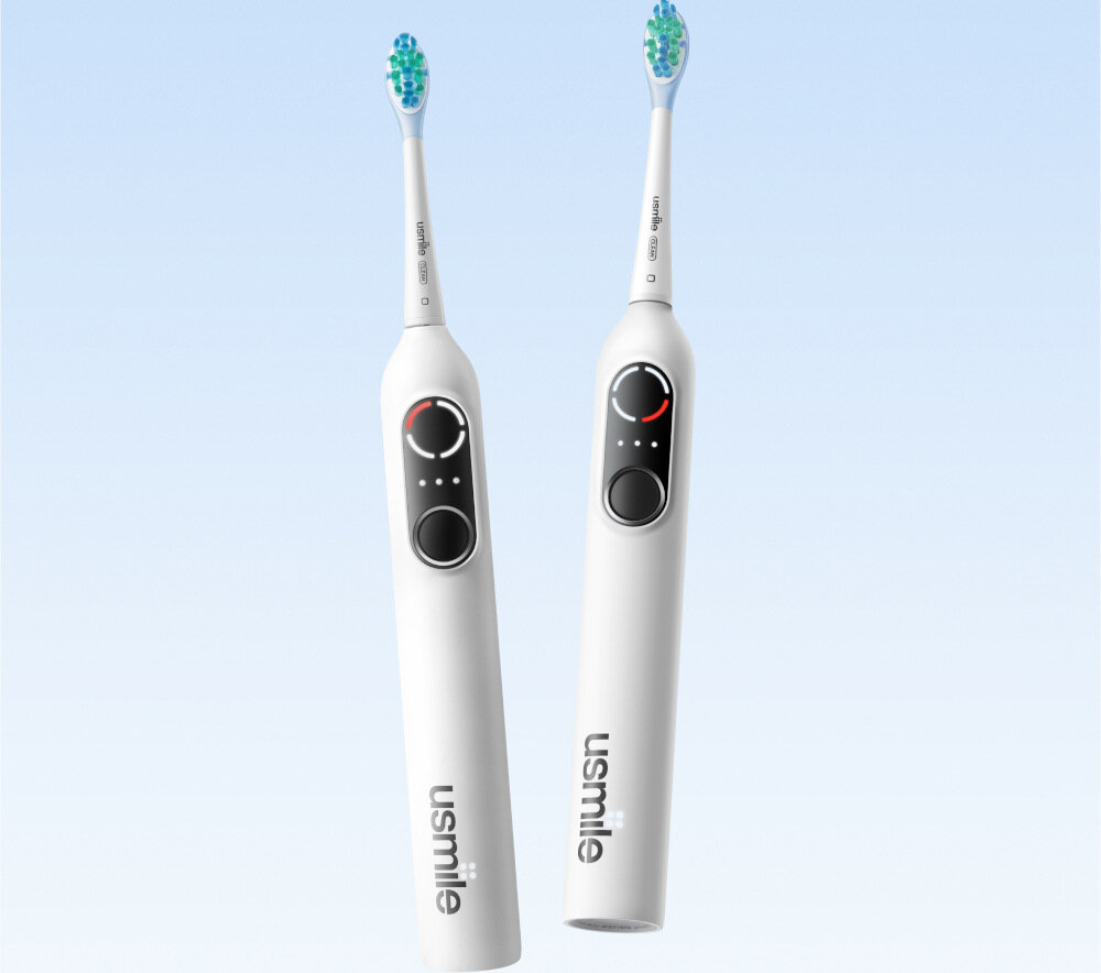 Szczoteczka soniczna USMILE P10 Pro Niebieski Komfort użytkowania antypoślizgowy uchwyt niski poziom hałasu