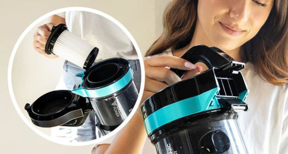 Odkurzacz CECOTEC Conga Rocksta Cyclonic Plus Moc bez kompromisów silnik siła ssania moc usuwać kurz, sierść oraz codzienne zabrudzenia Technologia cyklonowa 