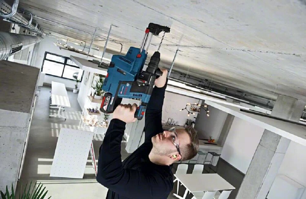 Młot udarowo obrotowy BOSCH GBH 18V 26 Absolutnie perfekcyjny KickBack Control System elektronicznej ochrony ogniw ECP