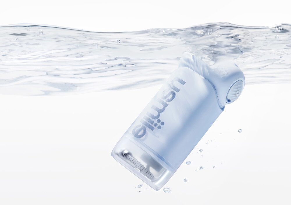 Irygator USMILE C10 Niebieski Odporność na kontakt z wodą Wodoodporność w standardzie IPX7 pielęgnacja