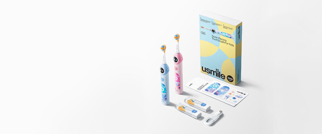 Szczoteczka soniczna USMILE Q10 Niebieski Zawartość zestawu zestaw wyposażenie