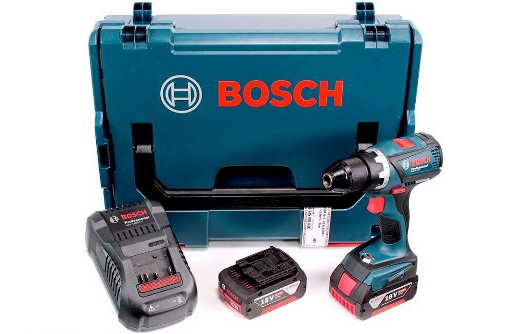 Wiertarko wkrętarka BOSCH GSR 18 V EC Professional Mocna kompaktowa solidna akumulator zastaw Maksymalny moment obrotowy 60 Nm