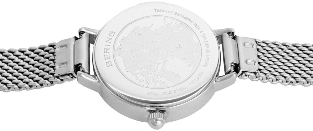 Bering Classic 11022-014 szkło szafirowe wodoszczelność 30m elegancki zegarek damski odporność