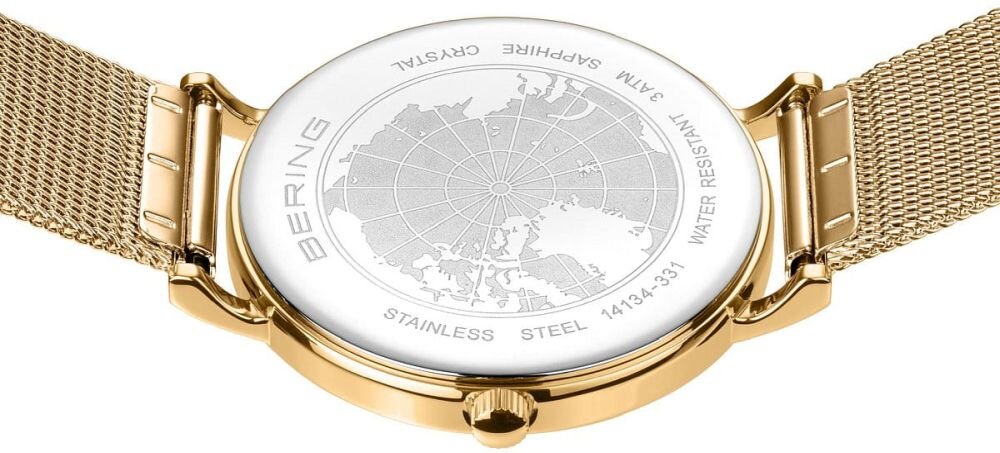 Bering Classic 14134 szkło szafirowe odporność na zarysowania trwałość tarczy