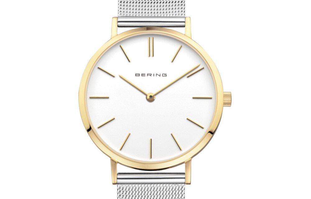 Bering Classic 14134 zegarek damski stal mesh elegancki klasyczny design