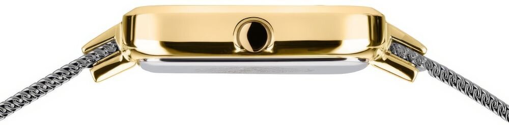 BERING Classic 14520 zegarek damski prostokątna koperta złota styl elegancki codzienny