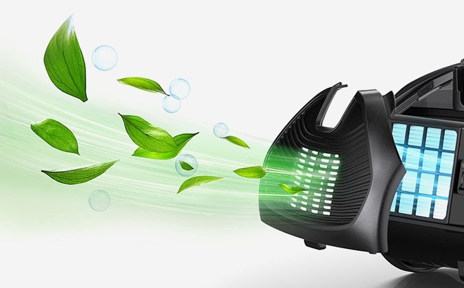 Samsung Ochrona przed mikrocząsteczkami Filtr EPA dla alergików Samsung Ochrona przed mikrocząsteczkami Filtr EPA dla alergików