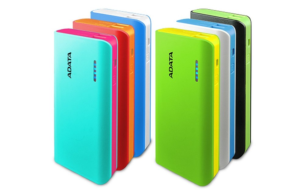 Powerbank ADATA PT100 (10000 mAh) kolory