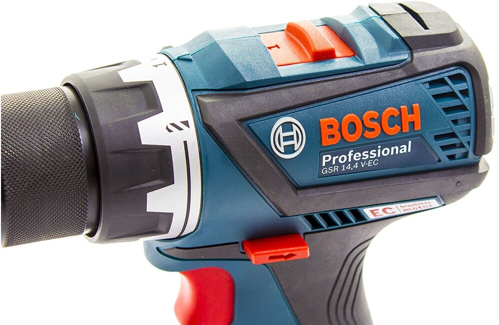 Wiertarko wkrętarka BOSCH GSR 14.4 V EC Professional Solidny uchwyt kompaktowa ergonomiczna konstrukcja wytrzymała