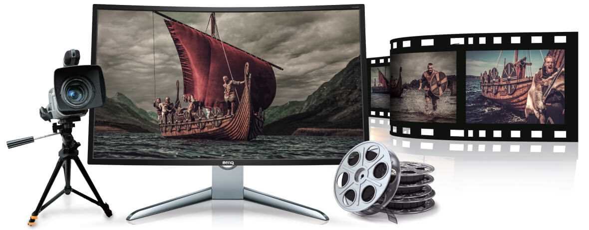 Monitor BENQ EX3200R - Formaty Video
