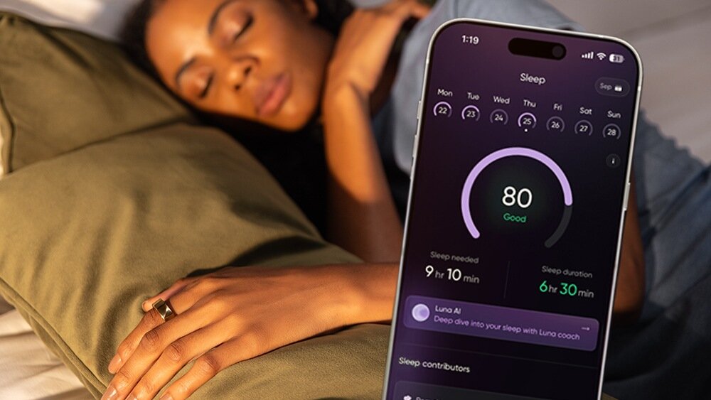 Smartring LUNA Ring 2.0 śledzi fazy i jakość snu  