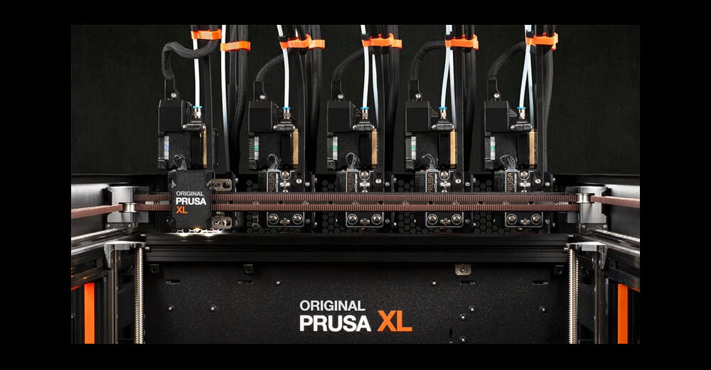 Drukarka 3D PRUSA XL Wi-Fi, LAN (1 Głowica)  wielomateriałowość, do 5 głowic, kolory