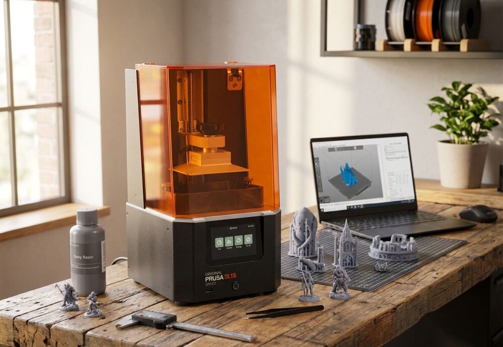 Drukarka 3D PRUSA SL1S SPEED Wi-Fi, LAN (Zamontowana) .