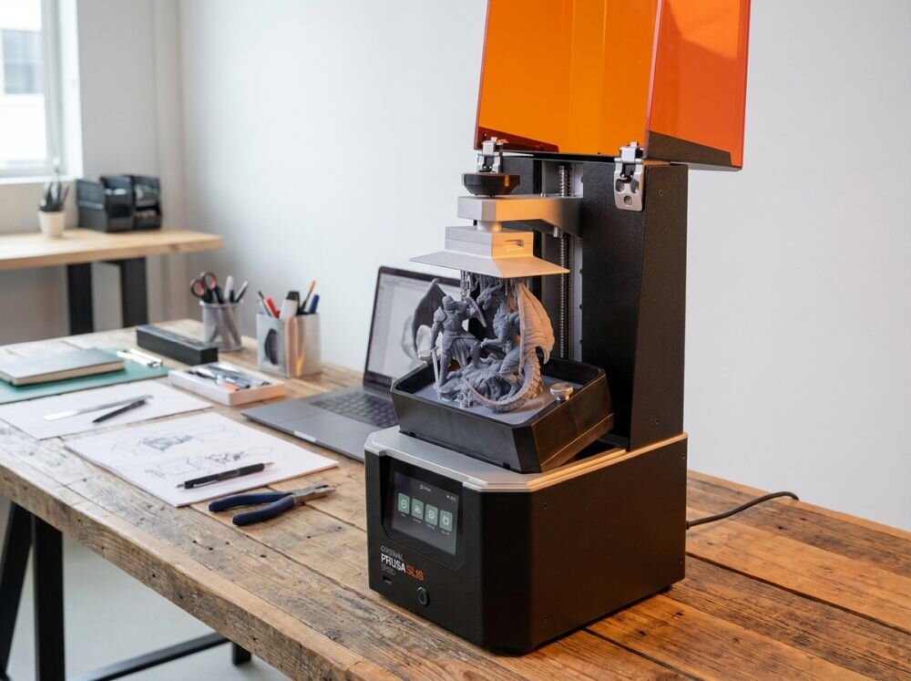 Drukarka 3D PRUSA SL1S SPEED Wi-Fi, LAN (Zamontowana) .