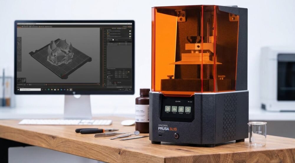 Drukarka 3D PRUSA SL1S SPEED Wi-Fi, LAN (Zamontowana) .