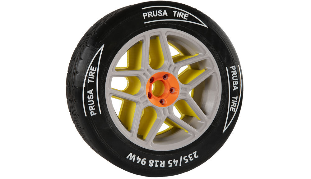 Drukarka 3D PRUSA XL Wi-Fi, LAN (1 Głowica) wydrukowana rzecz na białym tle łączenie tworzyw, Flex i PETG, prototypowanie