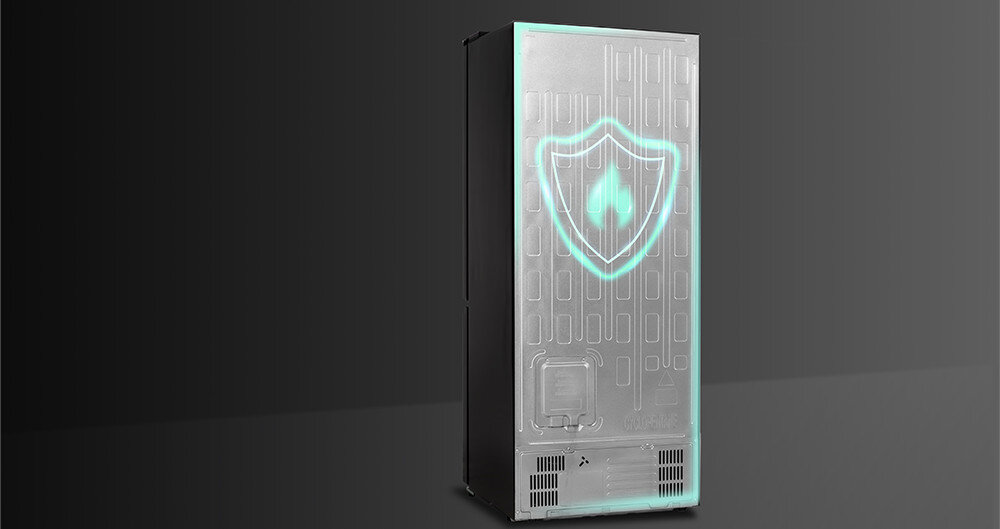 LODÓWKA HISENSE RB440N4AFA metalowy tył komfort bezpieczeństwo