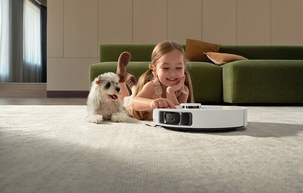 Robot sprzątający DREAME L10s Ultra Gen 3 Biały Coś dla właścicieli zwierząt zebrać sierść czy rozsypaną karmę Elastyczne dozowanie wody cicha praca wbudowana blokada rodzicielska