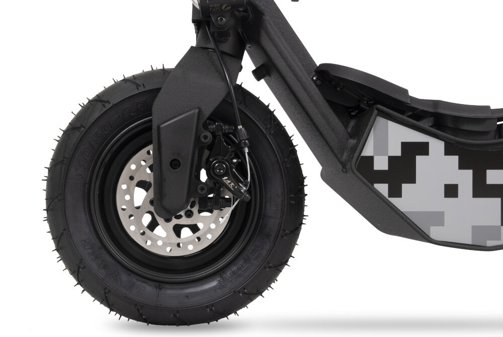 Hulajnoga elektryczna DUCATI Scrambler Cross-E Sport Czarno-żółty bezpieczenstwo hamulce oswietlenie