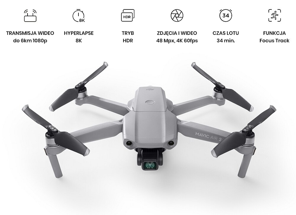 Dron DJI Mavic Air 2 hdr