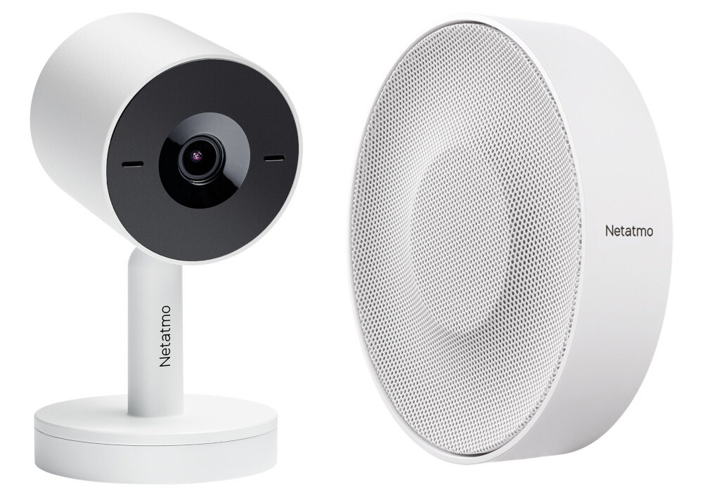 Kamera NETATMO Advance Wewnętrzna, Wi-Fi Biały kamera na białym tle z adapterem PoE współpraca z Amazon Alexa Google Assistant i Apple HomeKit sterowanie kamerą głosem integracja z systemem Smart Home obsługa Wi-Fi 2,4 GHz i 5 GHz połączenie przewodowe przez PoE dostosowanie sposobu instalacji dedykowana aplikacja Home + Security na systemy Android i iOS