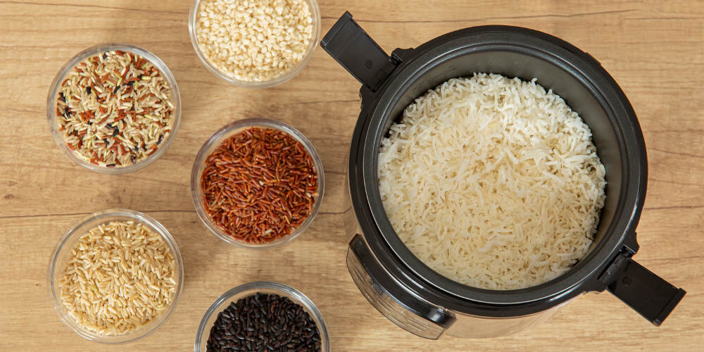 Ryżowar SENCOR SRM 0650SS do 450 g ryżu pojemność woda funkcja Keep Warm czas 