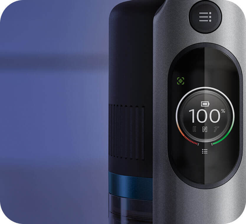 Inteligentne sprzątanie z cyfrowym wyświetlaczem