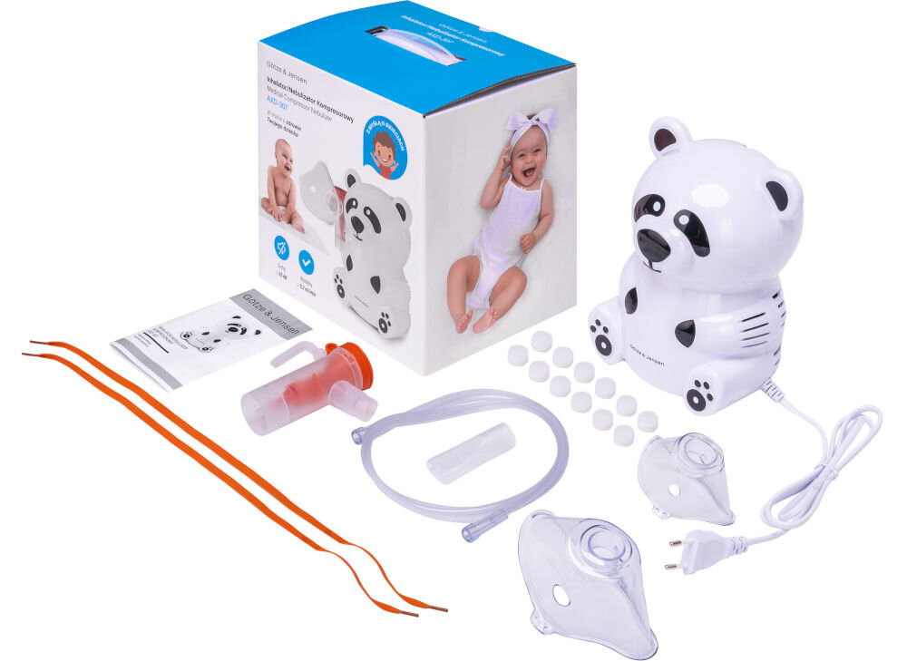 Inhalator GÖTZE & JENSEN AXD-307 elementy zestaw