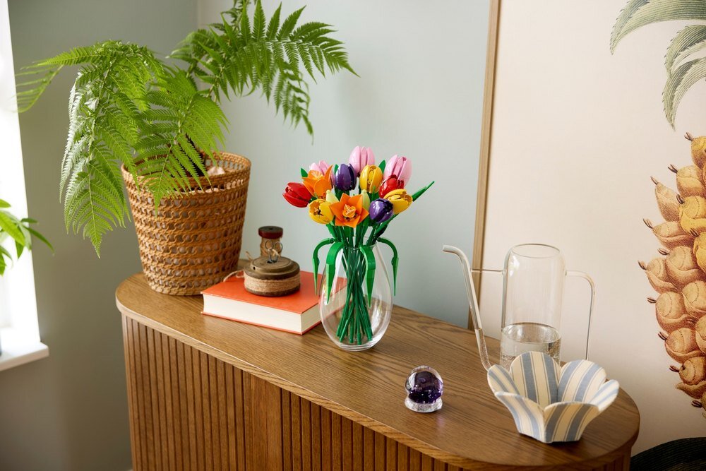 LEGO 11501 ICONS Bukiet tulipanów przemyślany prezent   