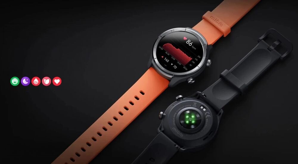 Mibro Watch A3 zdrowie SpO2 tętno monitoring snu smartwatch funkcje