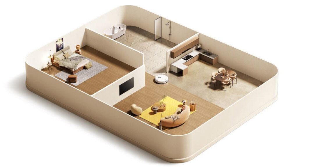 Robot sprzątający MOVA P50 Pro Ultra Precyzyjna nawigacja technologia 4-poziomowego mapowania 3D system unikania przeszkód planuje trasę sprzątania preferencje