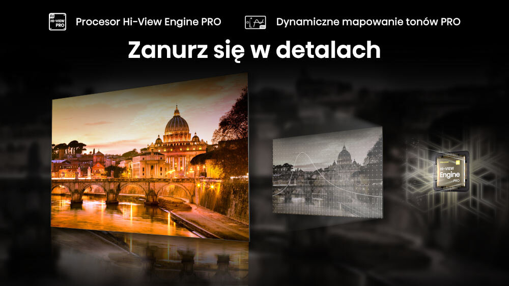 Telewizor HISENSE 65U8NQ - Dynamiczne mapowanie tonów