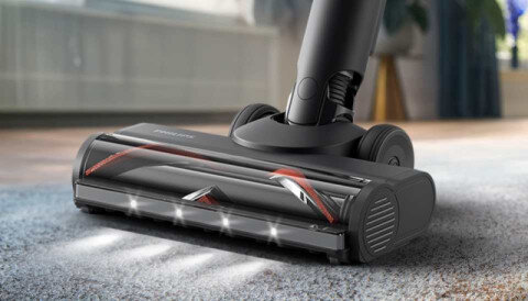 Odkurzacz pionowy z podświetleniem LED