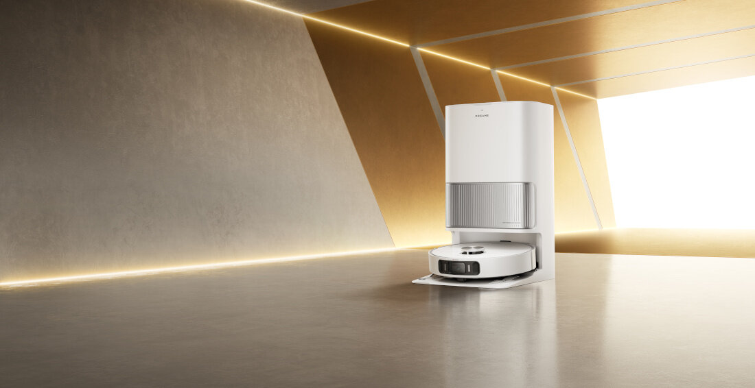 Robot sprzątający DREAME L40 Ultra AE wygląd wizualizacja prezentacja design wygoda codziennego sprzątania