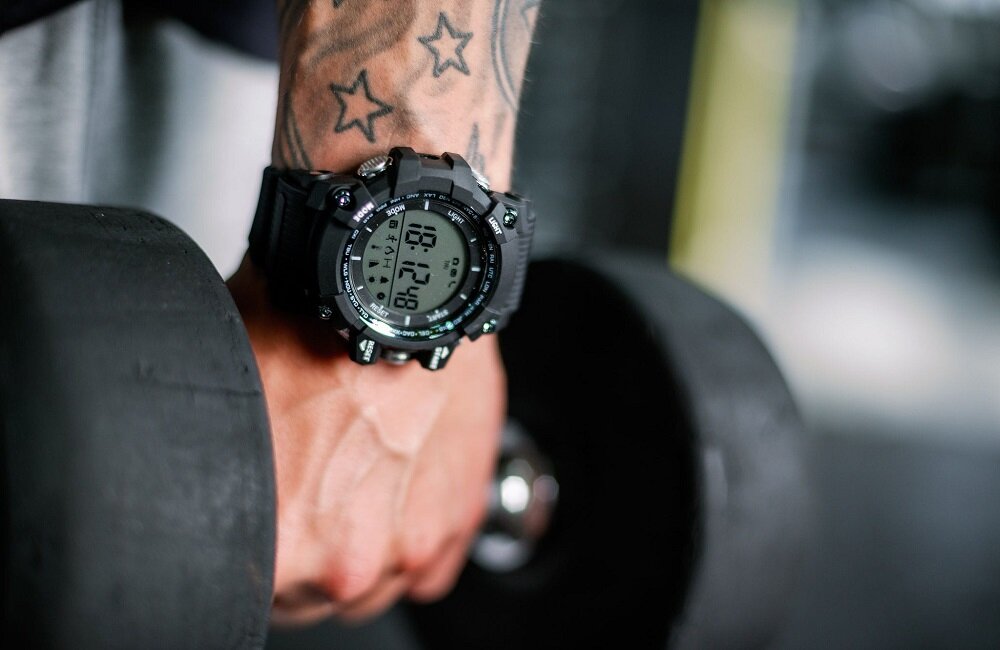 SMARTWATCH GARETT STRONG NIEBIESKI Android iOS zdjęcia