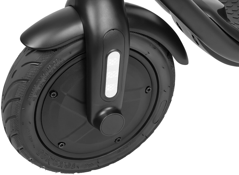 Hulajnoga elektryczna NEVIQ Horizon 350 38km 350W 10 Czarny kola 10-calowe bezdetkowe odporne na przebicia amortyzacja wstrzasow i drgan