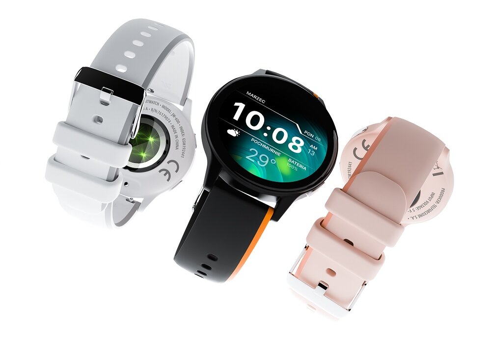 Smartwatch IGO Watch 4 matowe wykończenie dwa paski styl design