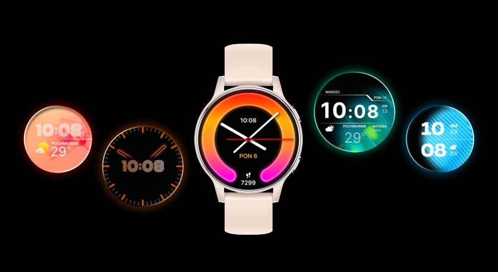 Smartwatch IGO Watch 4 wymienne tarcze styl minimalistyczny kolorowy klasyczny