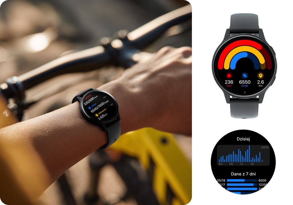 Smartwatch IGO Watch 4 tryby sportowe 100 aktywności kroki kalorie trening fitness