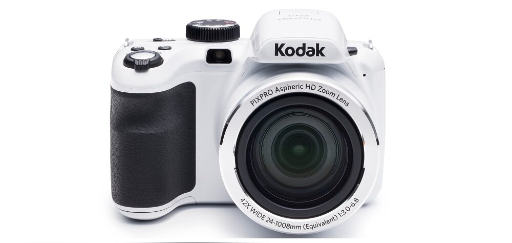 Aparat KODAK AZ421 biały widok ogólny front