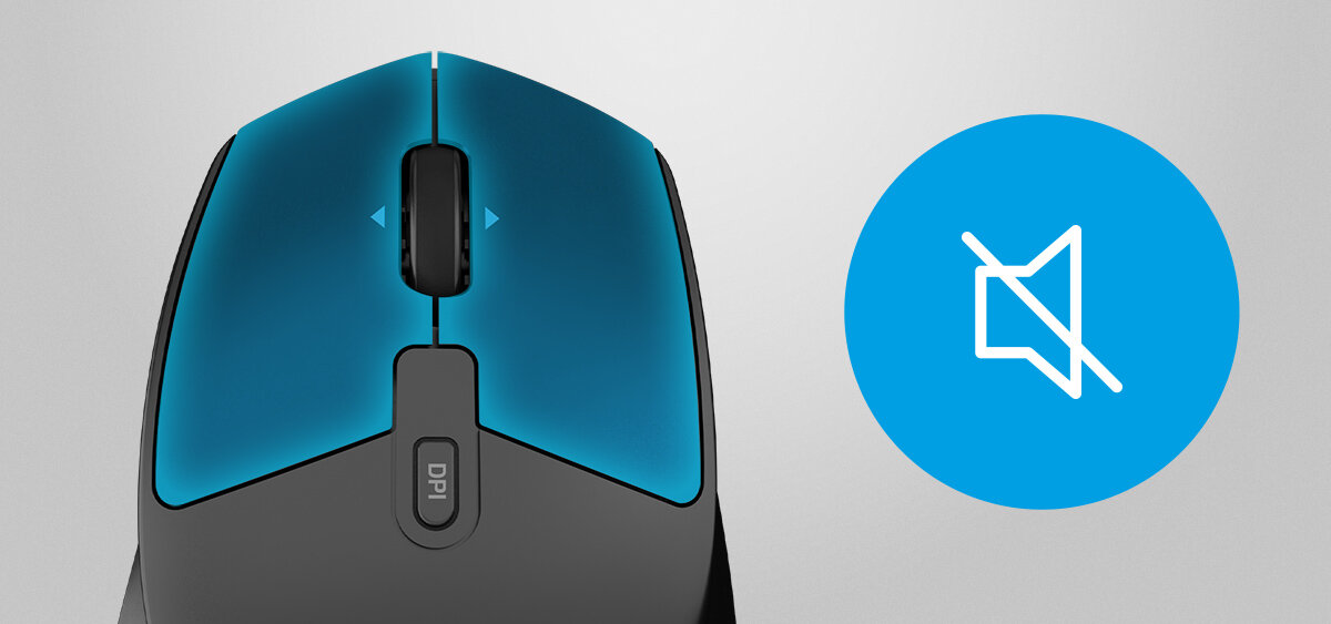 NATEC Kite Natec Kite ciche mikroprzełączniki przycisków głównych, - wyszczególnione klawisze myszki