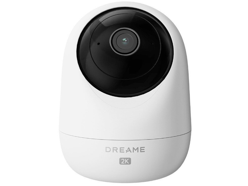 Kamera DREAME Navo Care 1 InCam Wewnętrzna, obraz, obrót, detale, zoom, na białym tle kamera frontem na wprost