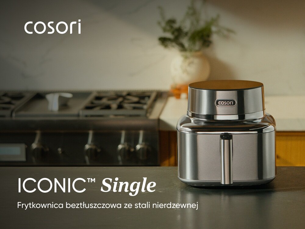 Air Fryer Frytkownica beztłuszczowa COSORI Iconic Single 6.2 l kv początek opisu