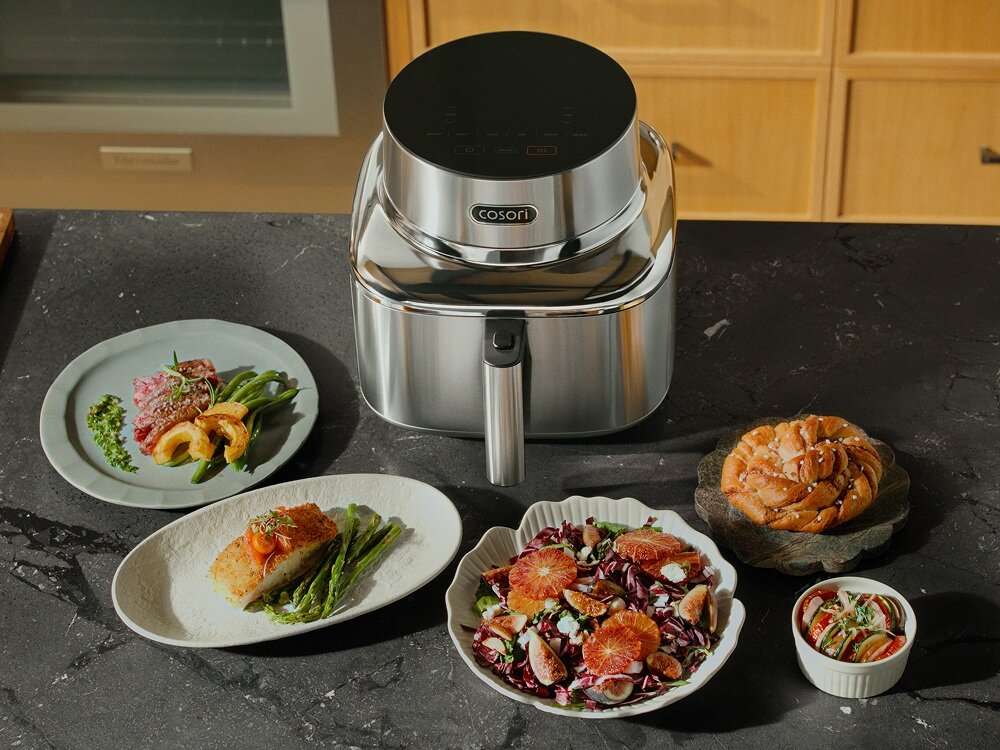 Air Fryer Frytkownica beztłuszczowa COSORI Iconic Single 6.2 l powłoka ceramiczna, wolne od pfas, zdrowsze potrawy