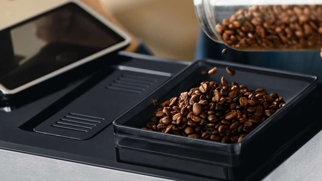 Ekspres CECOTEC Cremmaet Tempo Profesjonalne mielenie Ceramiczny młynek z 9 poziomami regulacji dopasowanie grubość rodzaj ziarna kawa zgodnie z Twoim wyborem