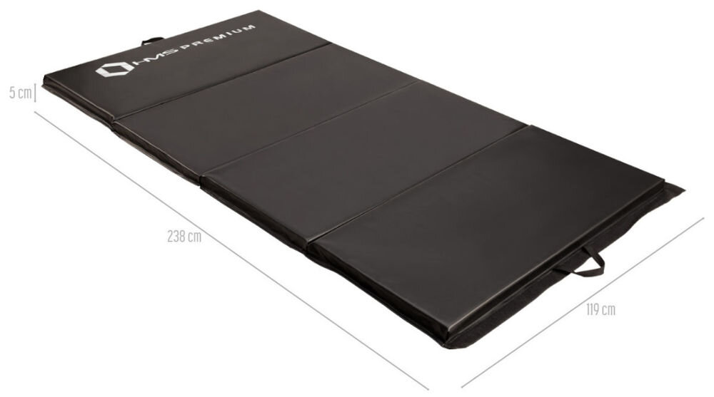 Materac gimnastyczny HMS Premium MGS01 Czarny wymiary waga
